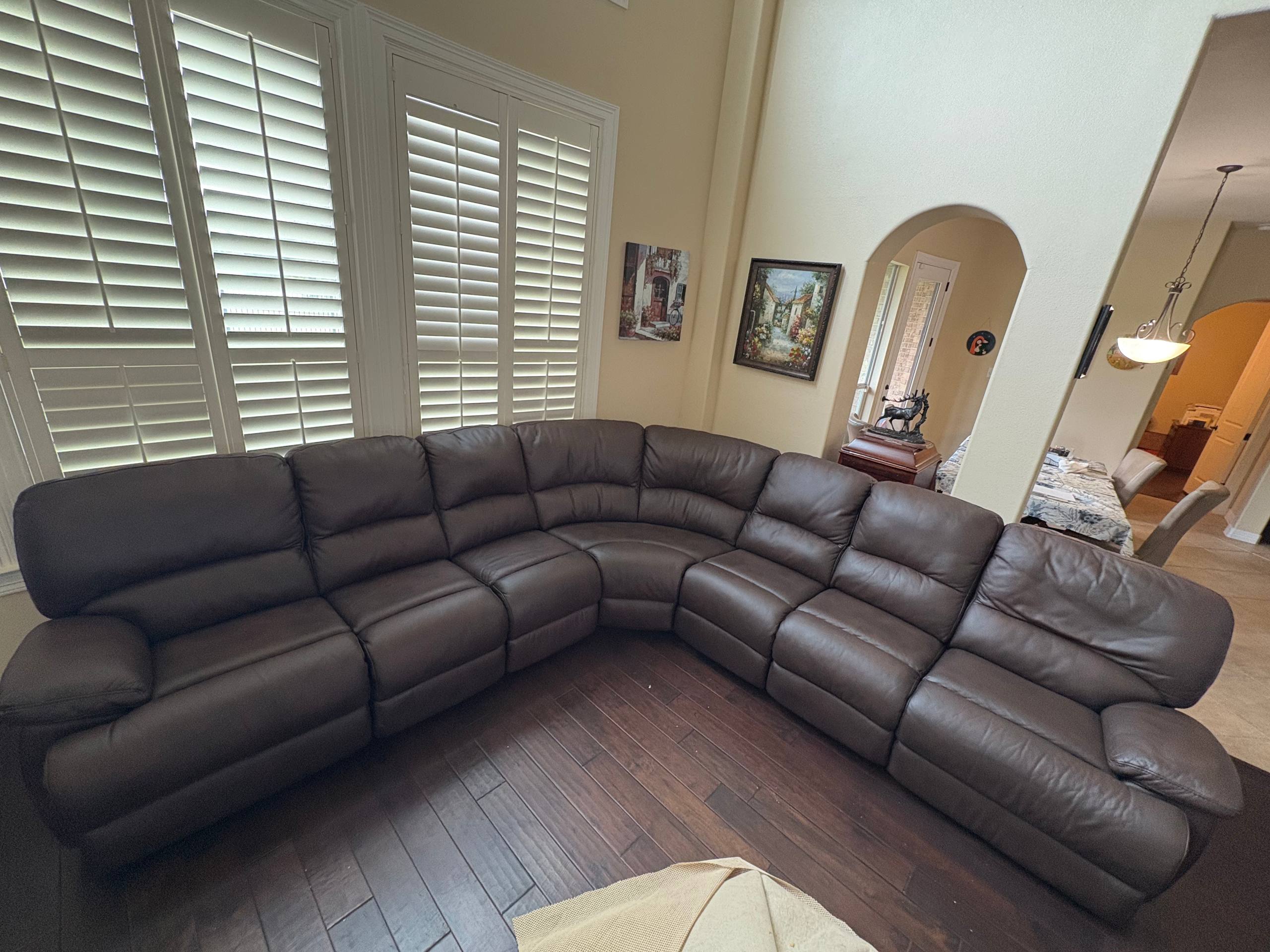 Leather Sectional Recoloring Transformation - Photo 3