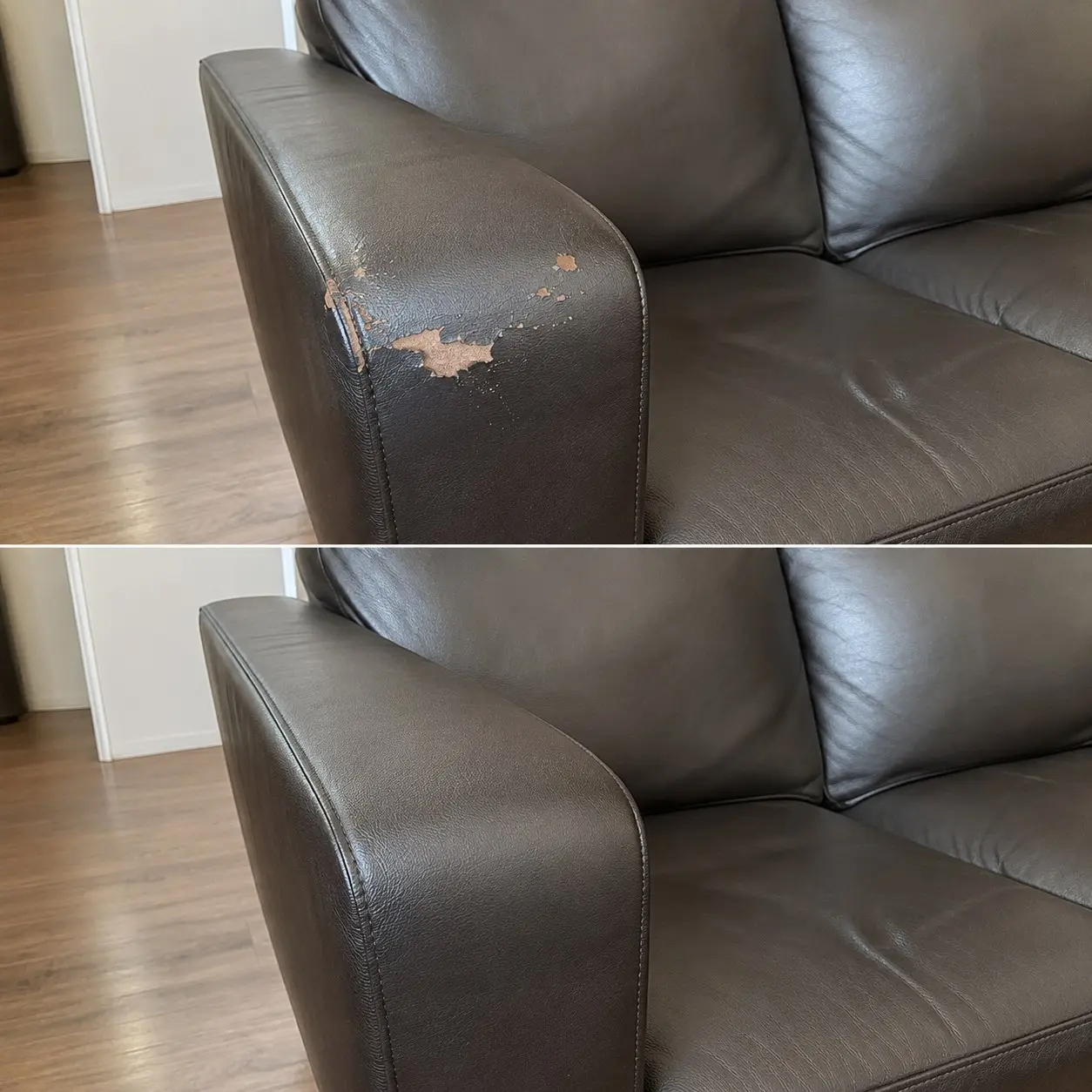 Peeling Leather Armrest Repair