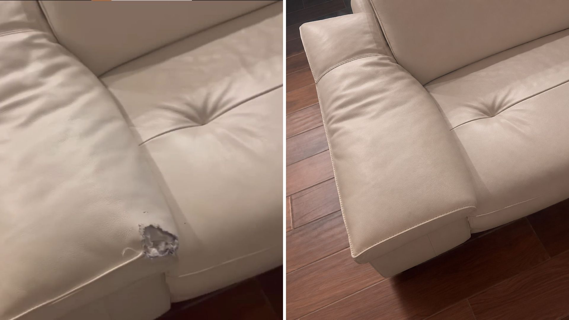 Dog Chewed Sofa Armrest Reconstruction