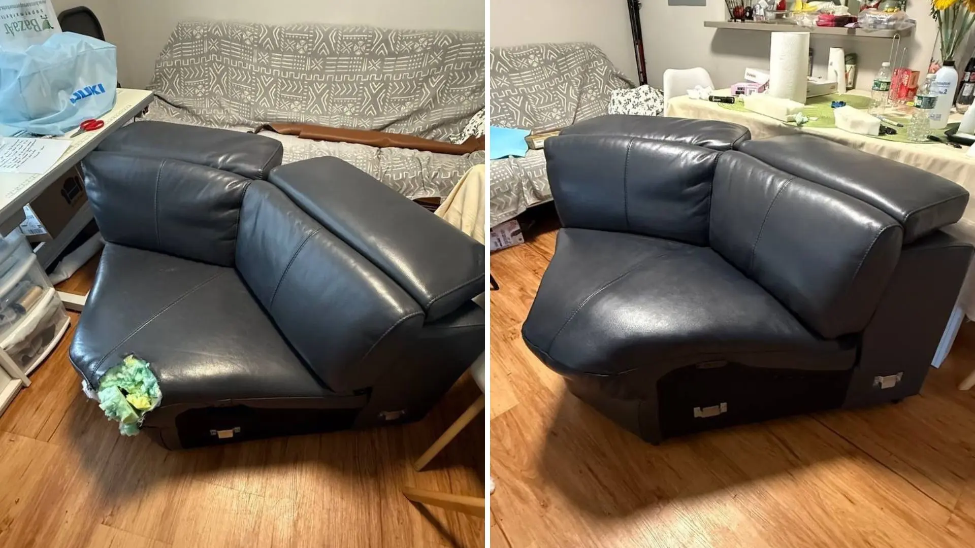 Leather Seat Tear Repair