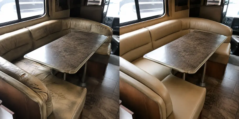 RV Dinette Booth Restoration