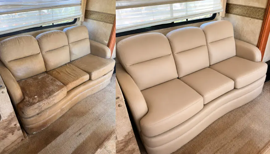 RV Sofa Restoration