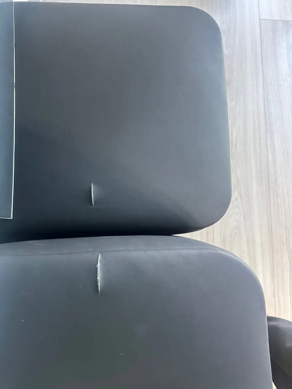 Commercial Vinyl Pedestal Reupholstery